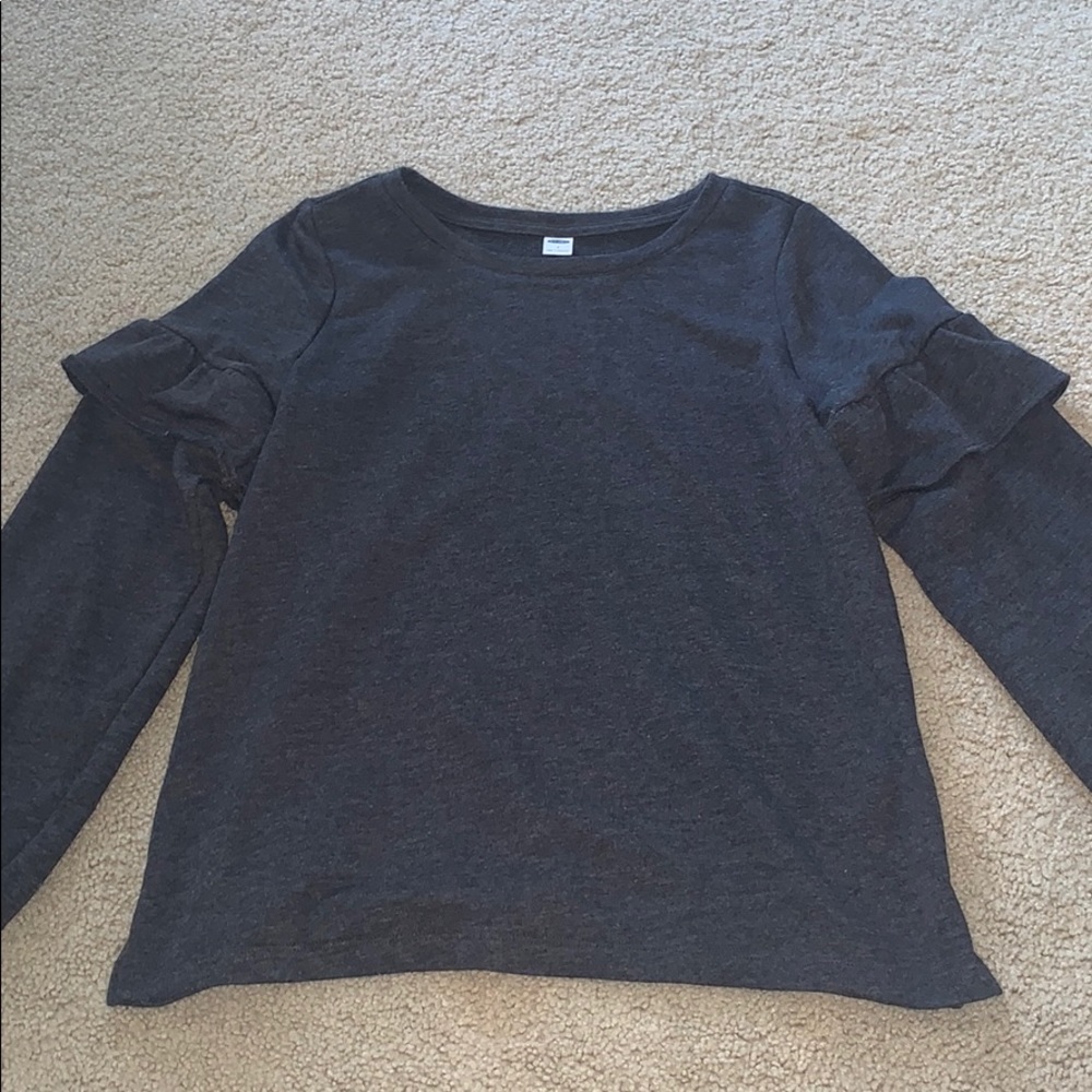 Old navy ruffle sleeve pullover